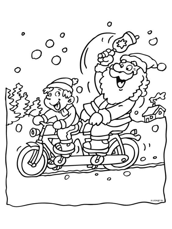 Coloriages Père Noel