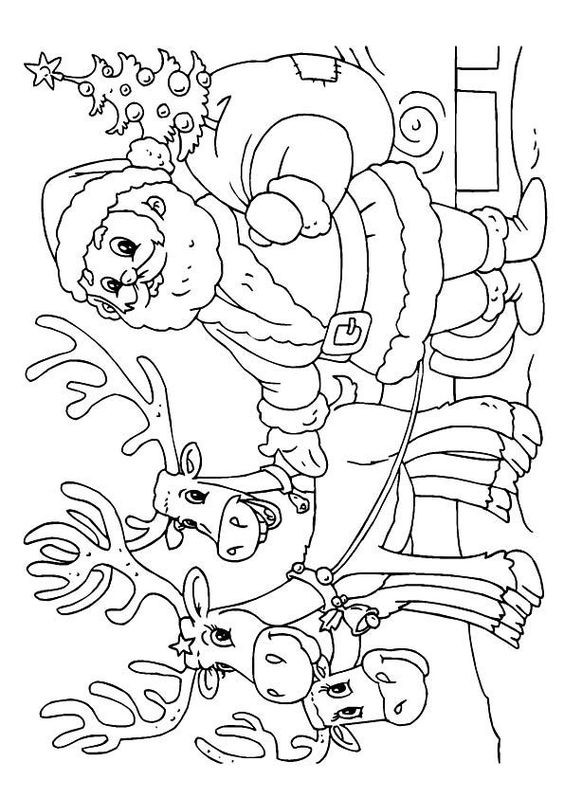 Coloriages Père Noel