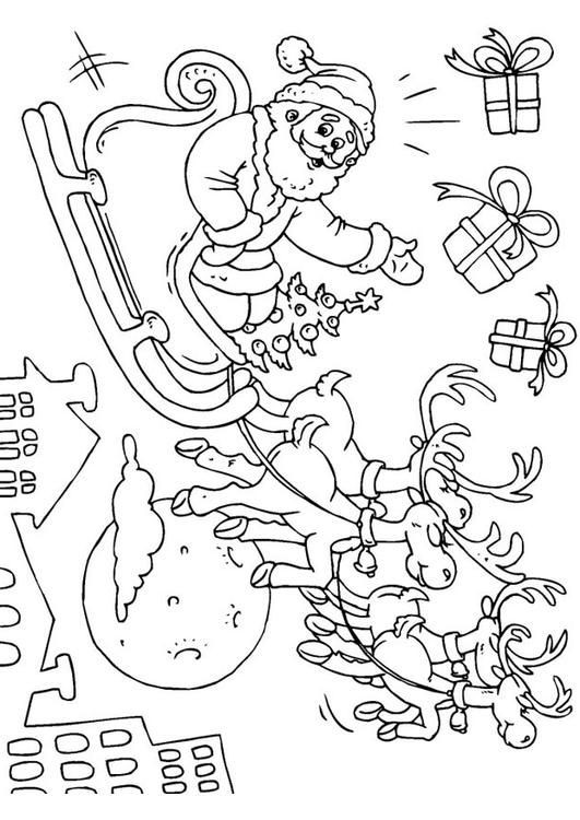 Coloriages Père Noel
