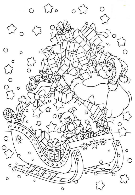 Coloriages Père Noel