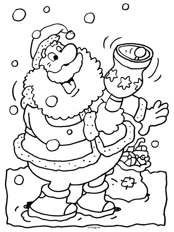 Coloriages Père Noel