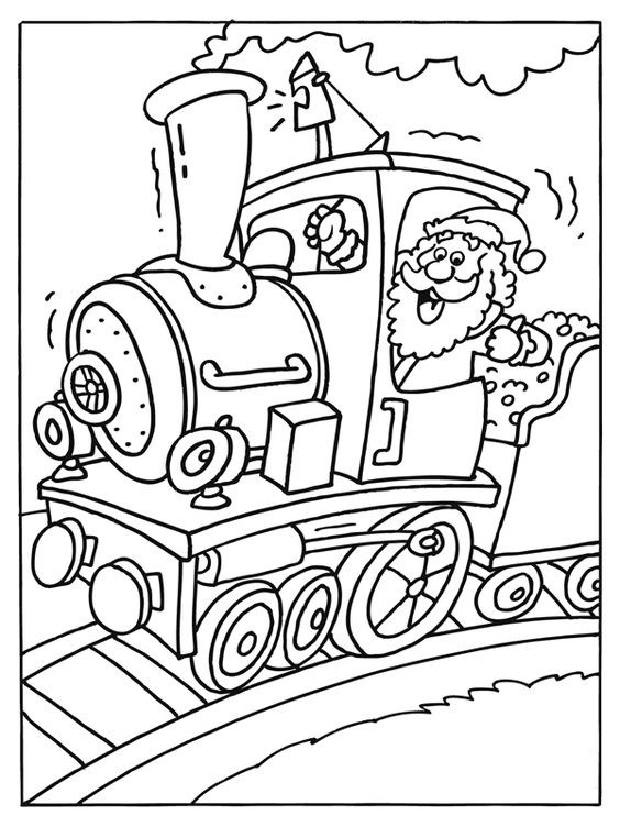 Coloriages Père Noel