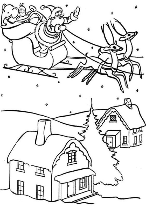 Coloriages Père Noel
