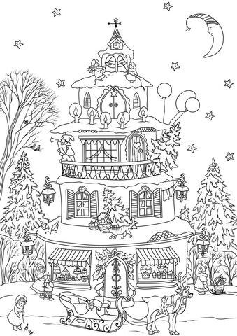 Coloriages Père Noel