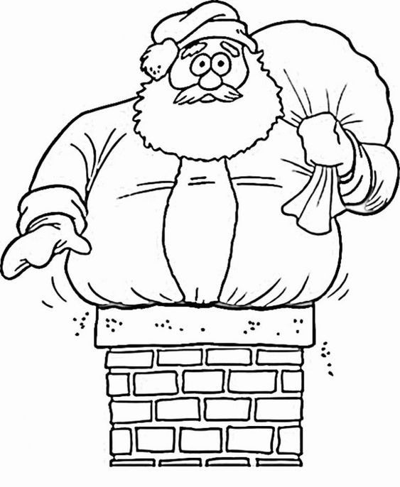 Coloriages Père Noel